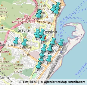 Mappa Via Tommaso Cannizzaro, 98122 Messina ME, Italia (0.9095)