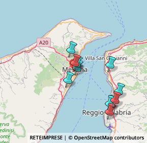 Mappa Via Pietro Canisio, 98123 Messina ME, Italia (7.36455)