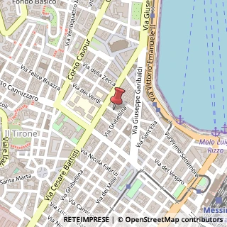 Mappa Via dei Verdi, 26, 98122 Messina, Messina (Sicilia)