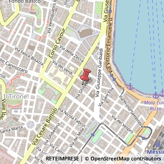 Mappa Via Ghibellina, 28, 98122 Messina, Messina (Sicilia)