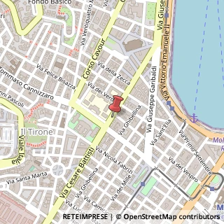 Mappa Via Cesare Battisti, 139, 98123 Messina, Messina (Sicilia)