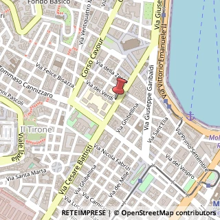 Mappa Via dei verdi, 98122 Messina, Messina (Sicilia)