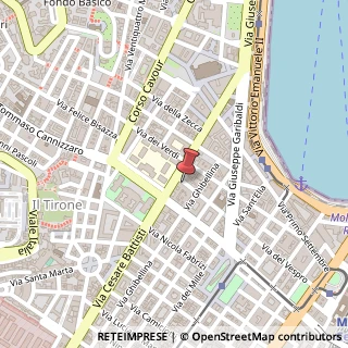 Mappa Via del Vespro, 73, 98122 Messina, Messina (Sicilia)