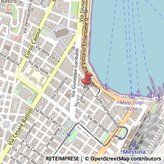 Mappa Via San Giuseppe, 12, 98122 Pace del Mela, Messina (Sicilia)