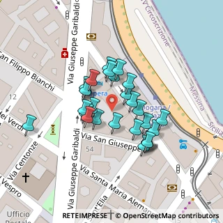 Mappa Via Darsena, 98122 Messina ME, Italia (0.02963)