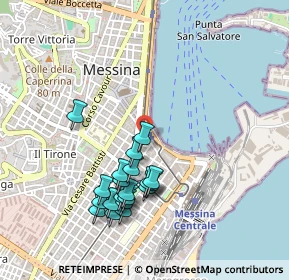 Mappa Via Darsena, 98122 Messina ME, Italia (0.517)
