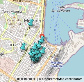 Mappa Via Darsena, 98122 Messina ME, Italia (0.477)