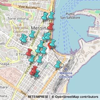 Mappa Via I Settembre, 98122 Messina ME, Italia (0.5105)