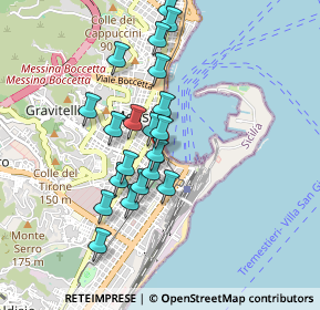 Mappa Via San Giuseppe, 98122 Messina ME, Italia (0.8675)