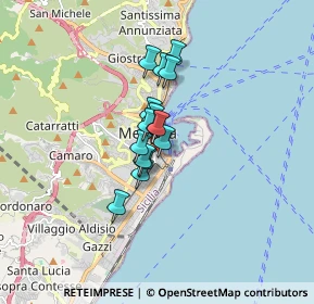 Mappa Via San Giuseppe, 98122 Messina ME, Italia (1.064)