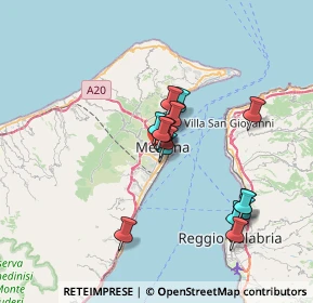 Mappa Viale Italia, 98124 Messina ME, Italia (6.2675)