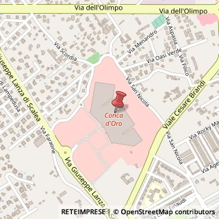 Mappa Via Giuseppe Lanza di Scalea, 1963, 90147 Palermo, Palermo (Sicilia)