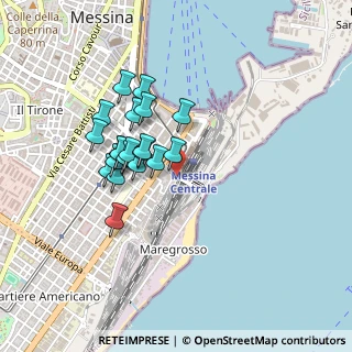 Mappa Via Stazione, 98122 Messina ME, Italia (0.4065)