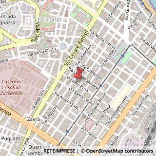 Mappa Via Nino Bixio, 116, 98100 Messina, Messina (Sicilia)