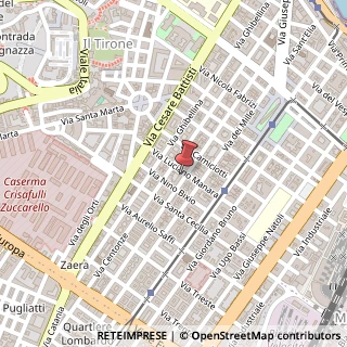 Mappa Via Risorgimento, 144, 98123 Messina, Messina (Sicilia)
