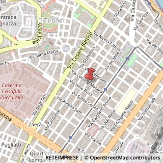 Mappa Via Risorgimento, 173, 98123 Messina, Messina (Sicilia)