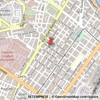 Mappa Via Luciano Manara, 115, 98123 Messina, Messina (Sicilia)