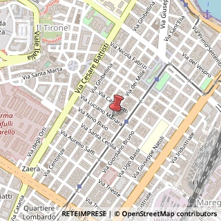 Mappa Via Luciano Manara,  68, 98123 Messina, Messina (Sicilia)