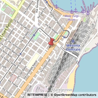 Mappa Via Giuseppe La Farina,  36, 98123 Messina, Messina (Sicilia)