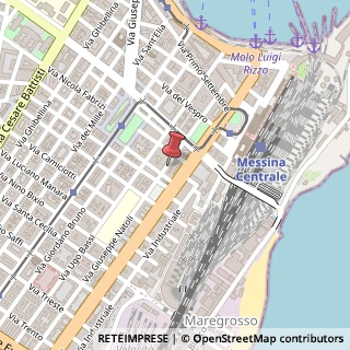 Mappa Via Giuseppe Natoli, 61, 98123 Messina, Messina (Sicilia)