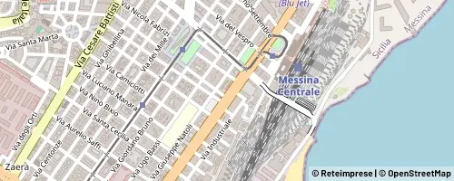 Mappa Messina