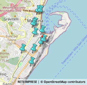 Mappa Via Nicola Scotto, 98122 Messina ME, Italia (0.85182)