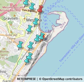 Mappa Via Nicola Scotto, 98122 Messina ME, Italia (1.08364)