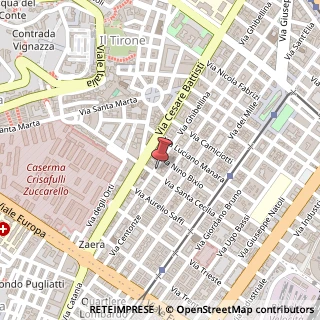 Mappa Via Santa Cecilia, 204, 98123 Messina, Messina (Sicilia)
