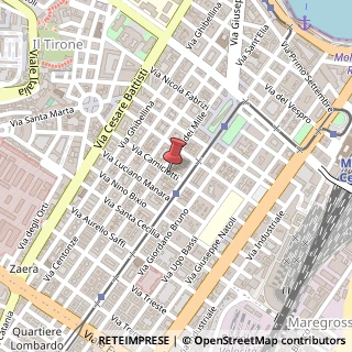 Mappa Via Camiciotti, 71, 98123 Messina, Messina (Sicilia)