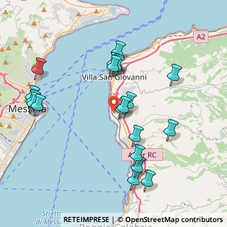 Mappa Via Garibaldini, 89135 Reggio di Calabria RC, Italia (4.631)