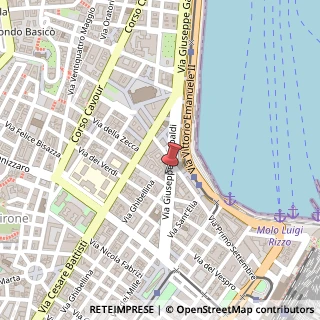 Mappa Via G. Garibaldi, 62, 98122 Messina, Messina (Sicilia)