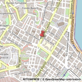 Mappa Corso Cavour, 1, 98122 Messina, Messina (Sicilia)