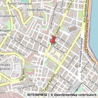 Mappa Via dei Verdi, 85, 98122 Messina, Messina (Sicilia)