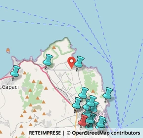 Mappa Via Arianna, 90149 Palermo PA, Italia (6.26222)