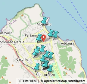 Mappa Via Arianna, 90149 Palermo PA, Italia (1.98)