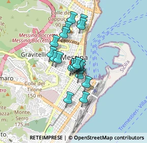 Mappa Via S. Filippo Bianchi, 98121 Messina ME, Italia (0.625)