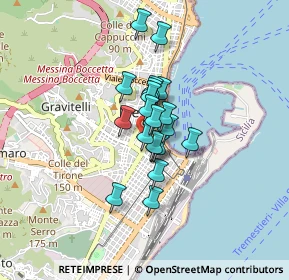 Mappa Via S. Filippo Bianchi, 98121 Messina ME, Italia (0.5835)