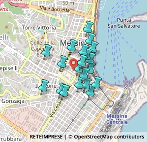 Mappa Via S. Filippo Bianchi, 98121 Messina ME, Italia (0.327)