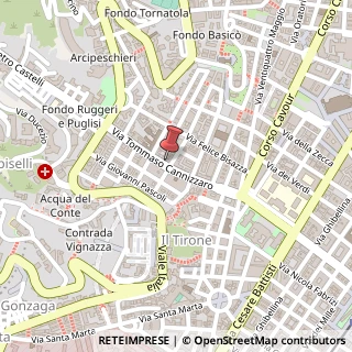 Mappa Via T. Cannizzaro, 206, 98122 Messina, Messina (Sicilia)