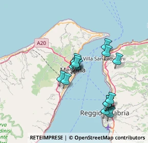 Mappa Via Primo Settembre, 98122 Messina ME, Italia (7.045)