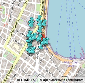 Mappa Via Vittorio Emanuele, 98122 Messina ME, Italia (0.165)