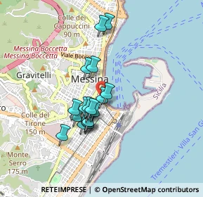 Mappa Via Vittorio Emanuele, 98122 Messina ME, Italia (0.74389)