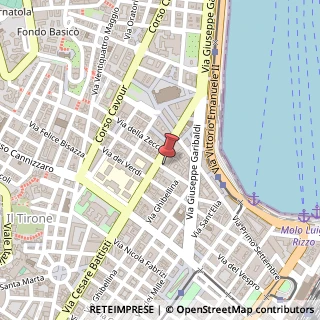 Mappa Via San Filippo Bianchi, 36, 98122 Messina, Messina (Sicilia)