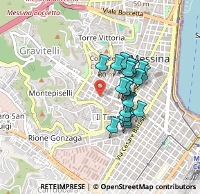 Mappa Via Stefano Protonotaro, 98123 Messina ME, Italia (0.3505)
