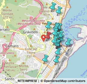 Mappa Via Stefano Protonotaro, 98123 Messina ME, Italia (0.836)