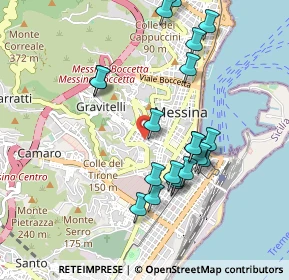 Mappa Via Stefano Protonotaro, 98123 Messina ME, Italia (1.05)