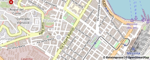 Mappa Messina