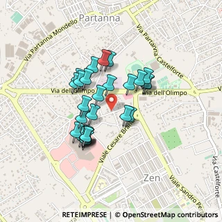 Mappa Via Oasi Verde, 90146 Palermo PA, Italia (0.38519)
