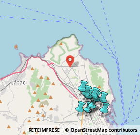 Mappa Via Oasi Verde, 90146 Palermo PA, Italia (5.67077)