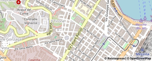 Mappa Messina